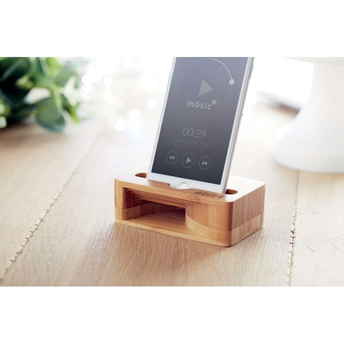 Smartphone Halter/Verstärker CARACOL - holz-921