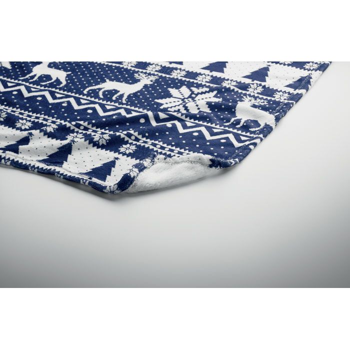 RPET-Fleece-Decke 190 g/m² TOSTI - blau-41