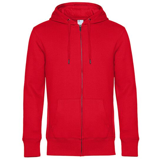 KING Zipped Hood Jacket_° für Herren - red - L-209