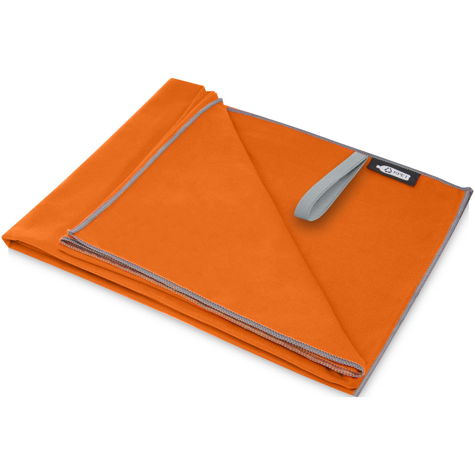 Pieter ultraleichtes und schnell trocknendes Handtuch aus rPET 130 x 80 cm - orange-29