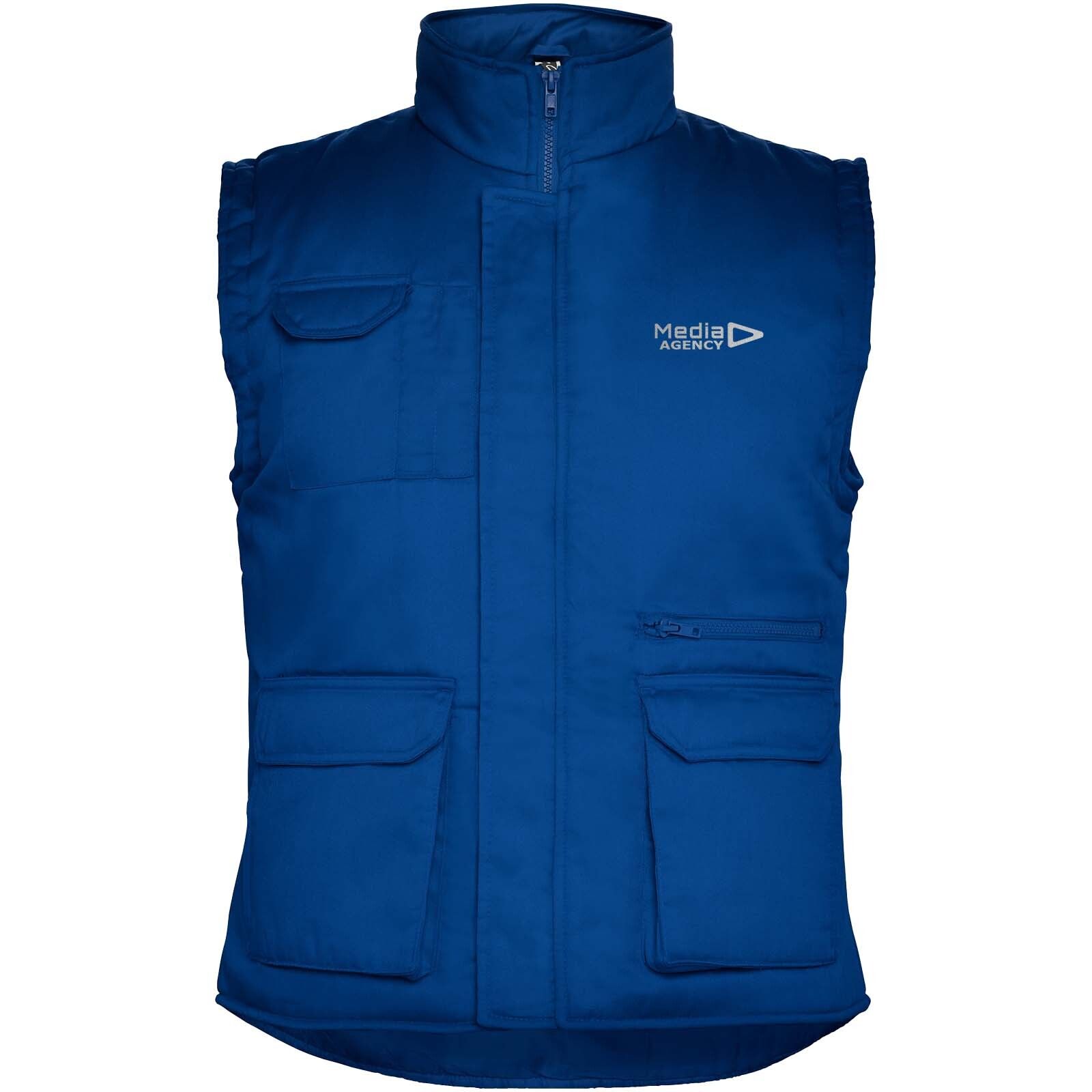 Almanzor Vielseitige Thermo Arbeitsweste mit hohem Kragen - royalblau-179