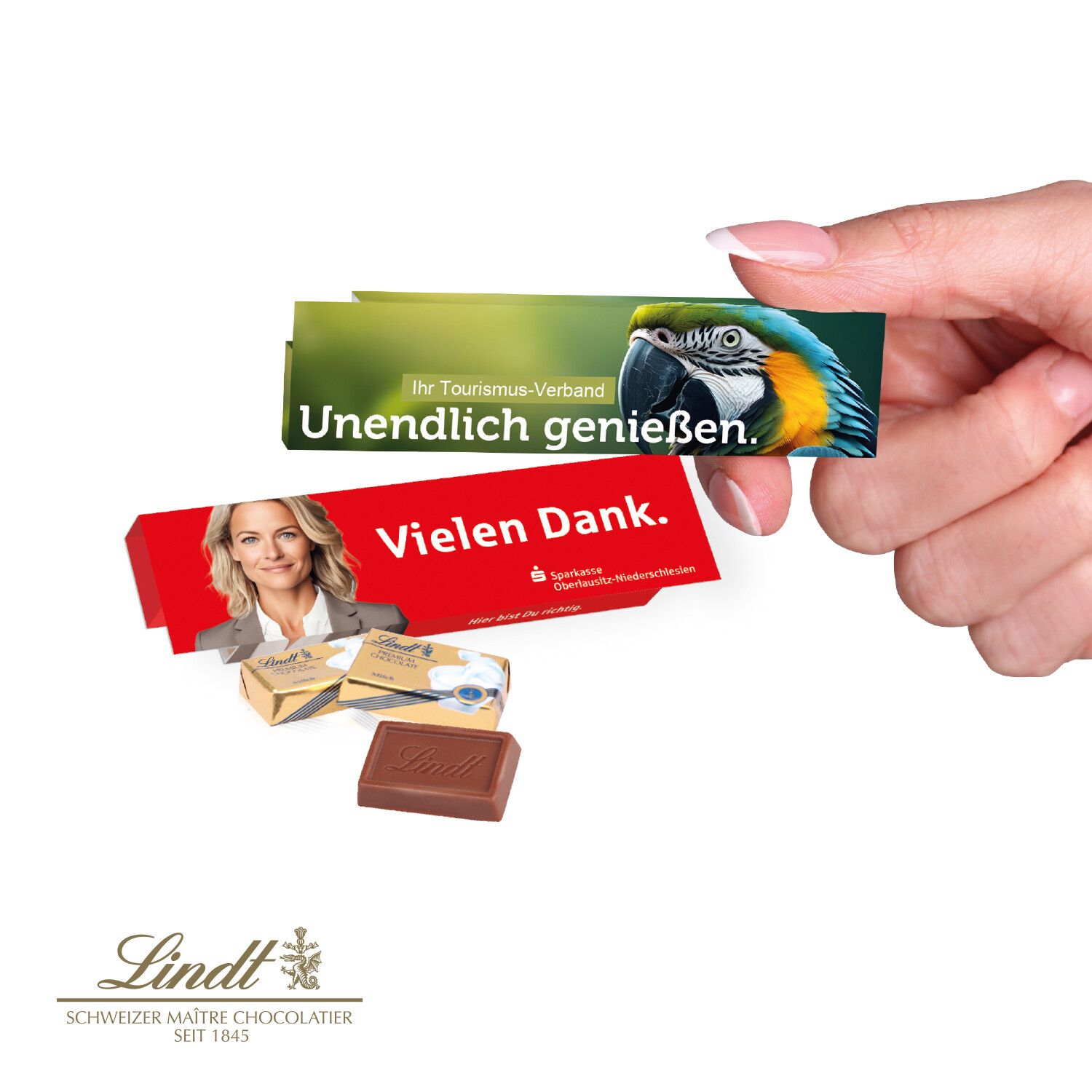 Lindt Schokotäfelchen 2er-666