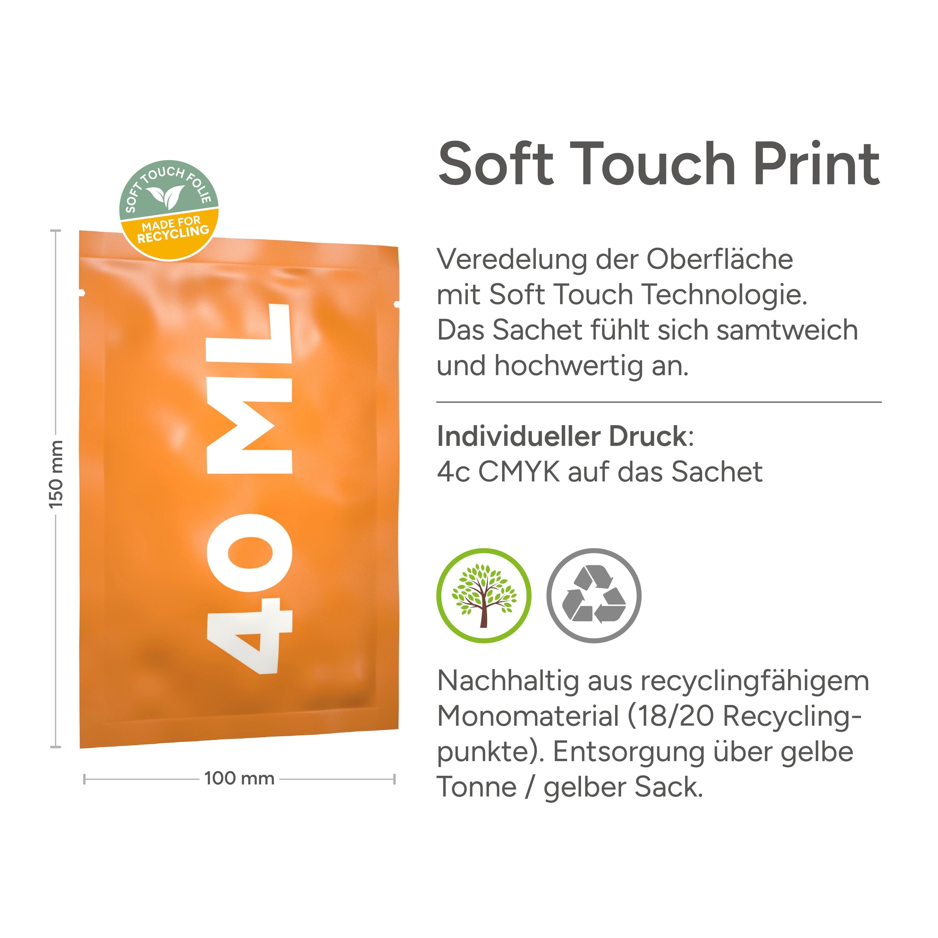 40 ml Erholungsbad Pinie-Zeder (Sachet) Soft Touch Print-735