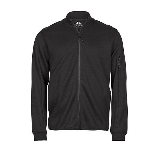 Athletic Full Zip Sweat - black-854