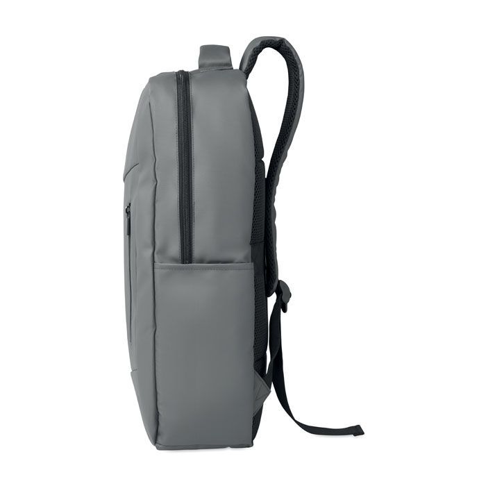 15" PU RPET Laptop-Rucksack METRO - steingrau-76