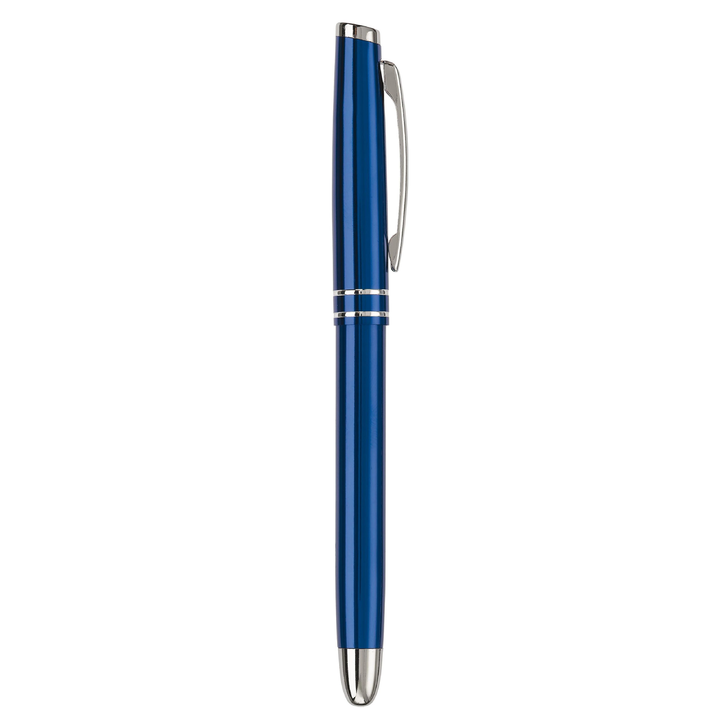 Aluminium Rollerball mit 2 Ringen - dunkelblau-460
