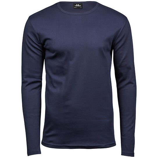 Men´s Long Sleeve Interlock Tee - navy-354