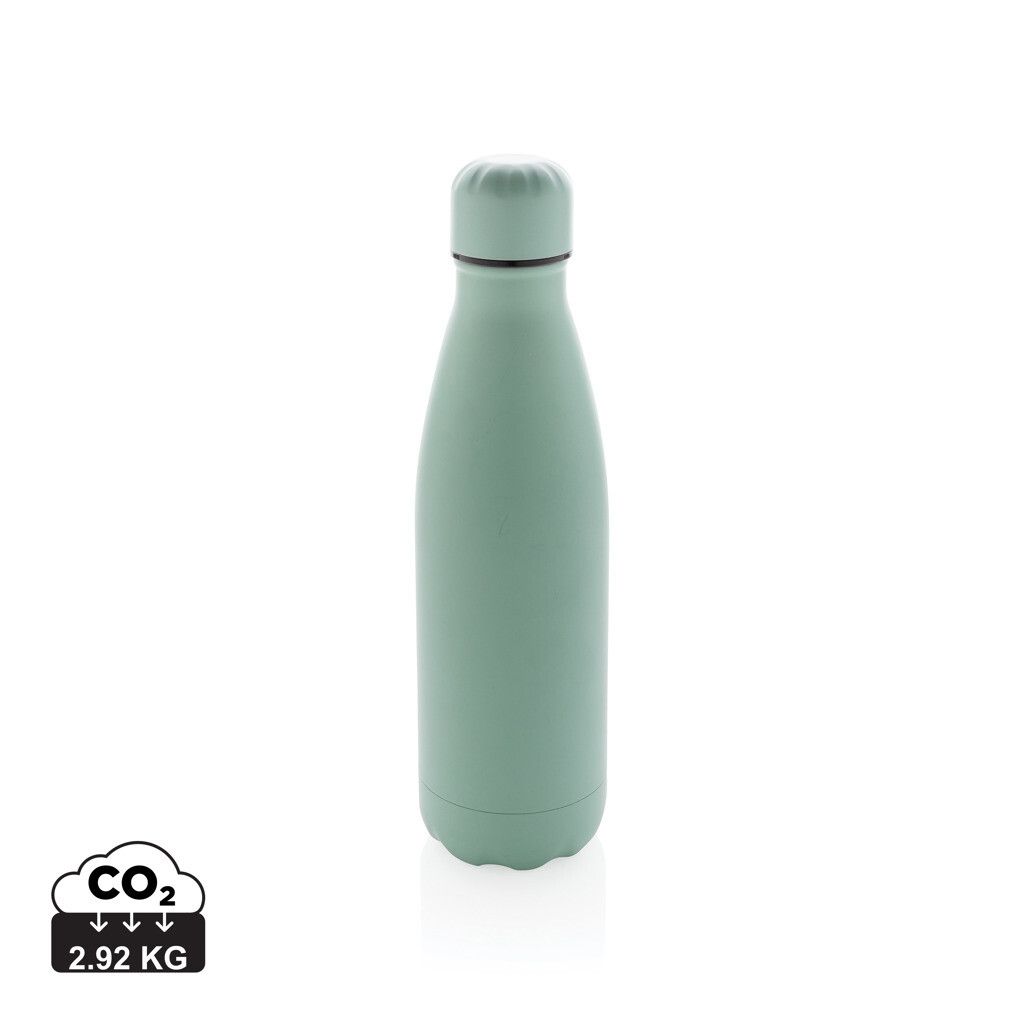 Einfarbige Vakuumisolierte Stainless Steel Flasche - grün-621