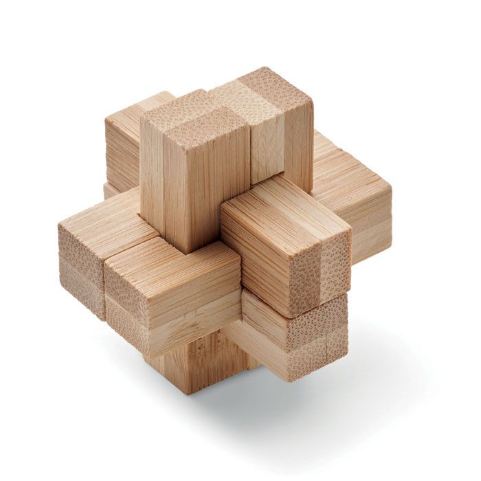 Holzpuzzle/Gehirnjogging Bambus SQUARENATS - holz-761
