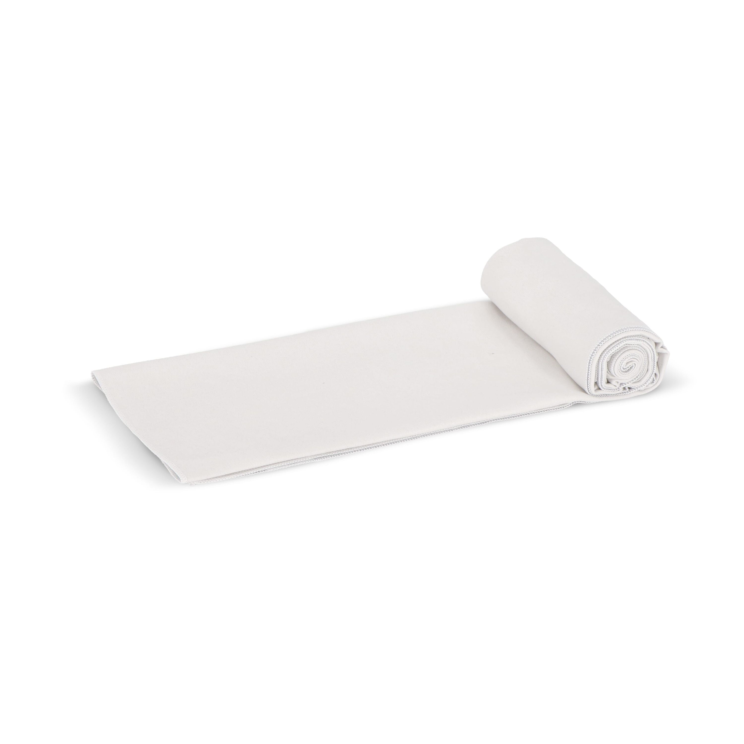Schnelltrocknendes Handtuch R-PET 50 x 100 cm Sublimation - weiss  -  grau-272