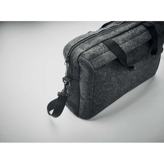 13" Laptop Tasche RPET-Filz PLANA - steingrau-783