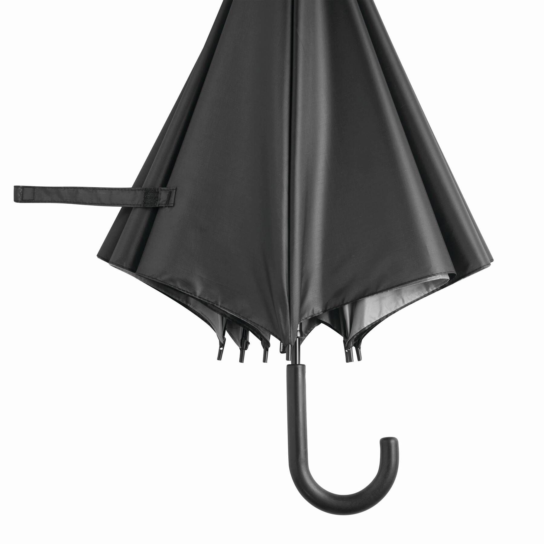 Automatik-Stockschirm DOUBLY - grau - schwarz-462