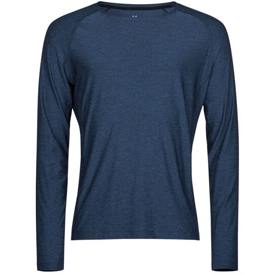 Long Sleeve CoolDry Tee - navy melange-913