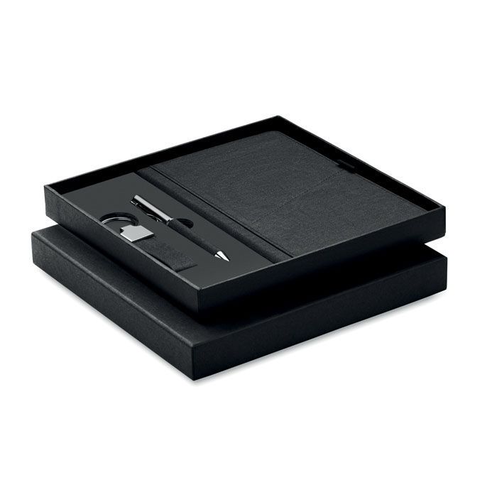 Geschenkset-Set 3-teilig SCRIBI 4 - schwarz-754