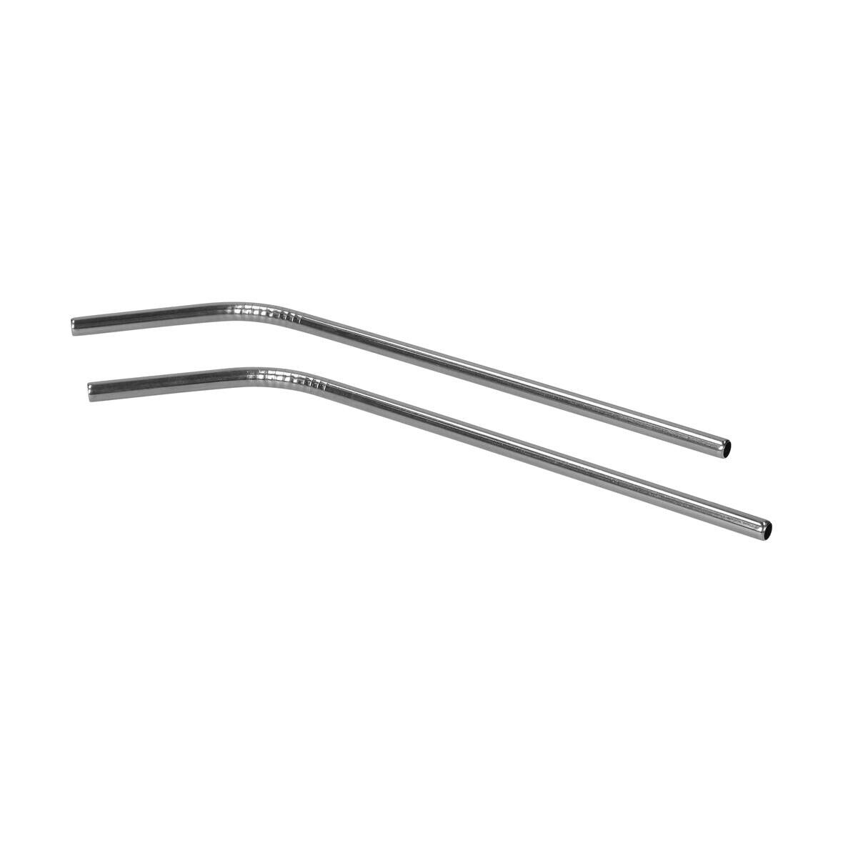 Strohhalm-Set Steel - silber - natur-235