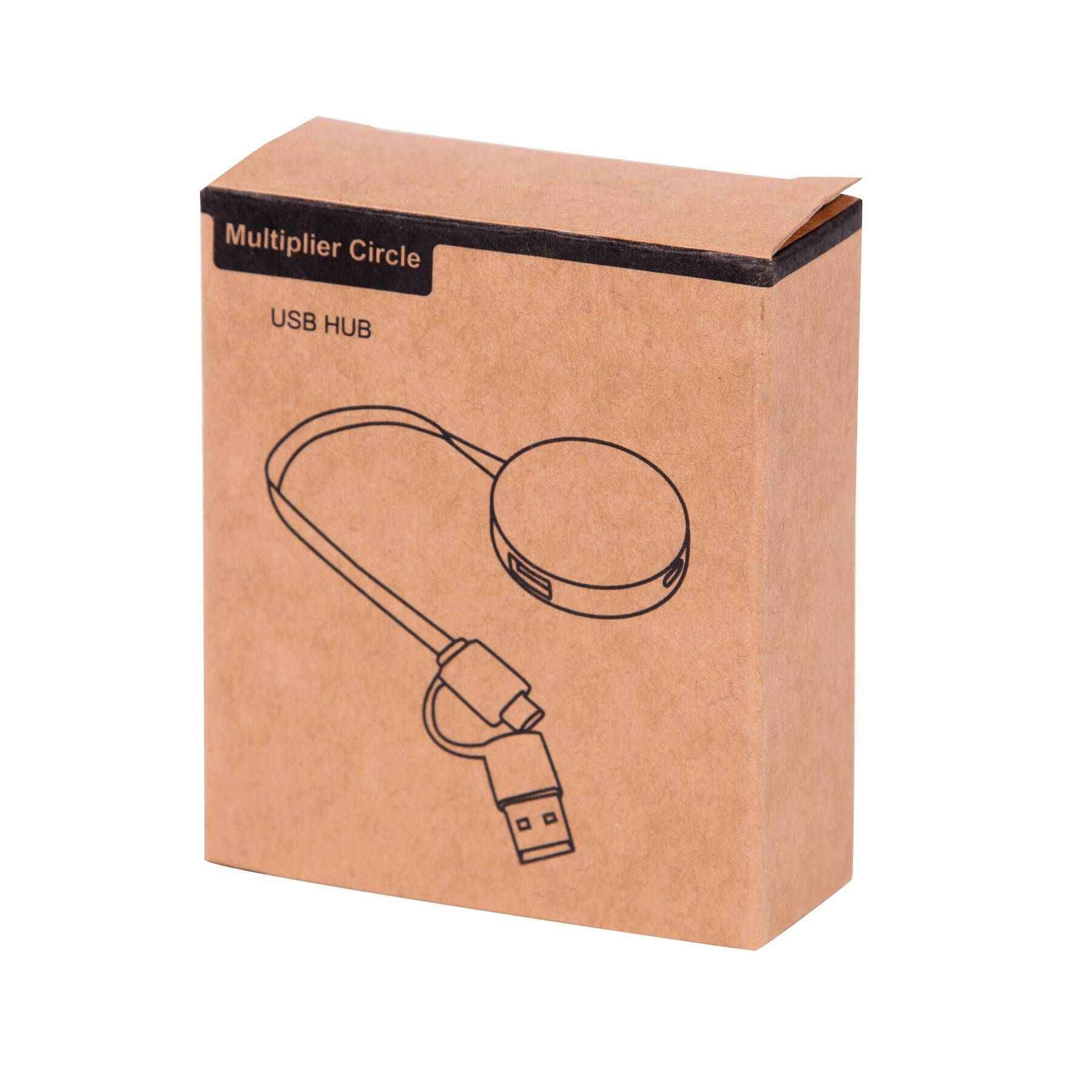 USB Hub MULTIPLIER CIRCLE - braun-934