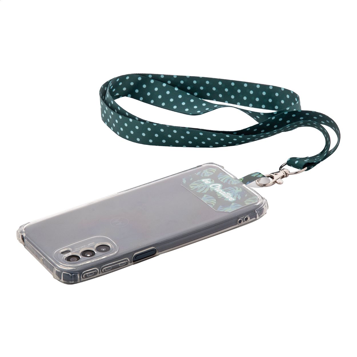 Subyard Mobile RPET individuelles RPET Handyhalter-Lanyard - weiß-916