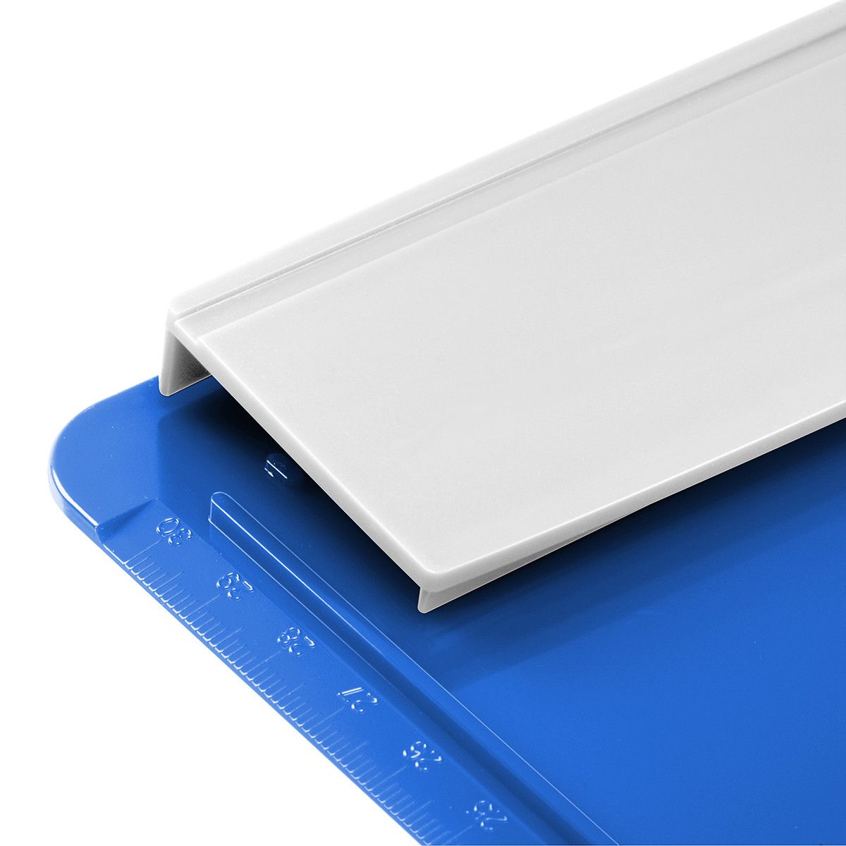 Klemmbrett DIN A4 Beta (mit vertiefter Stiftehalterung) - blau - weiß-574