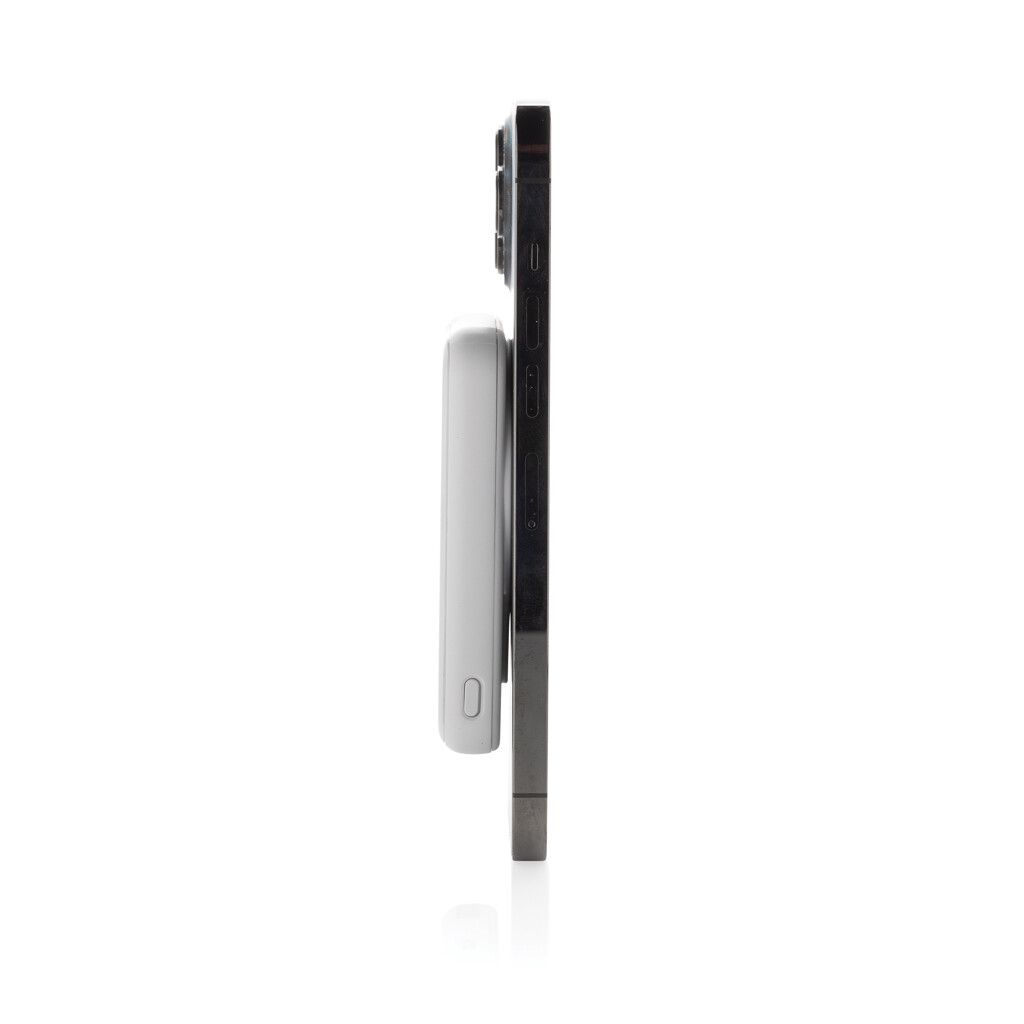 Stellar 5.000mAh 5W magnetische Powerbank aus RCS rec. ABS - weiß-835
