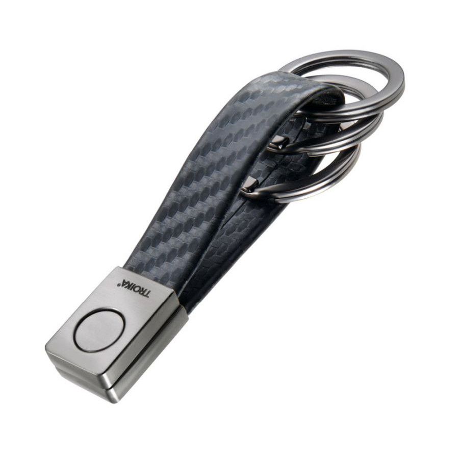 TROIKA Schlüsselanhänger TWISTER CARBON - carbon optik-689