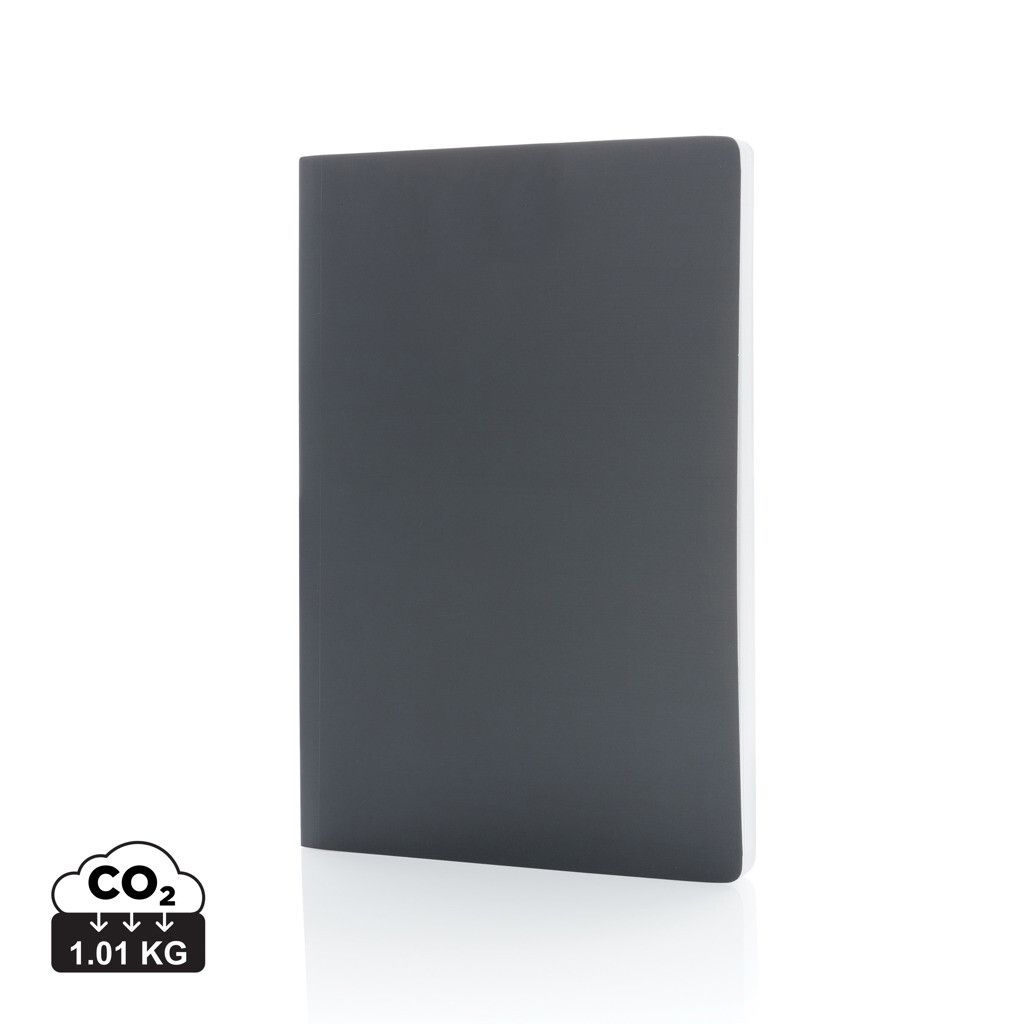 Impact Softcover A5 Notizbuch mit Steinpapier - anthrazit-692