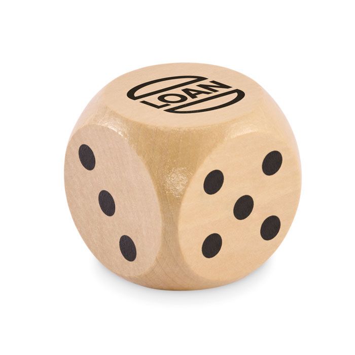 Spielwürfel Schima-Holz Ø 5cm DADO - holz-159