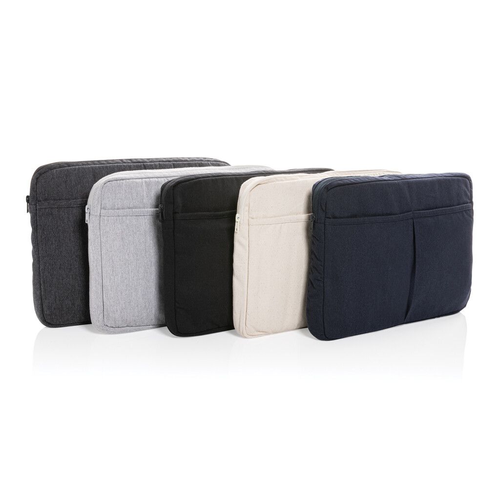 Laluka AWARE™ 15,6" Laptoptasche aus recycelter Baumwolle - schwarz-484