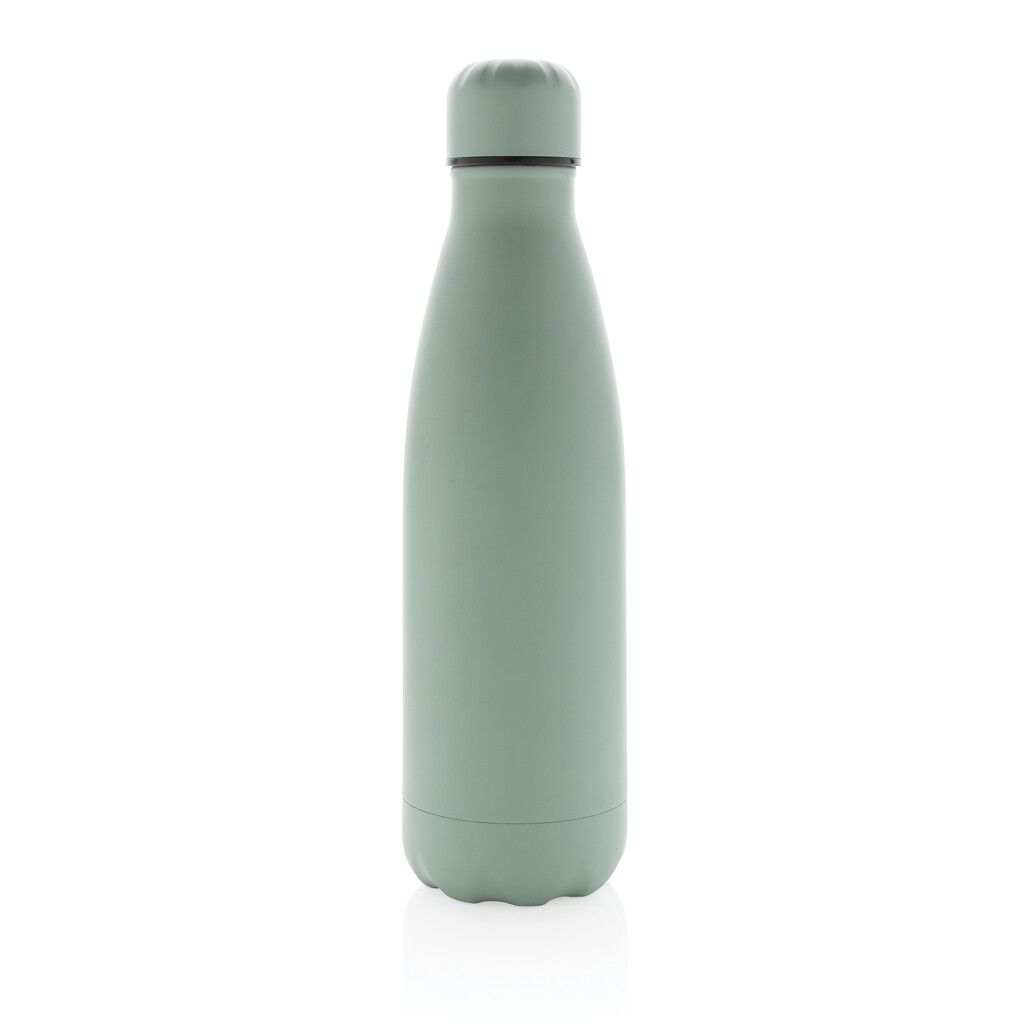 Einfarbige Vakuumisolierte Stainless Steel Flasche - grün-60