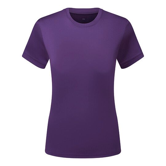 Women’s TriDri® Ion-Charge recycled textured tee - purple-191