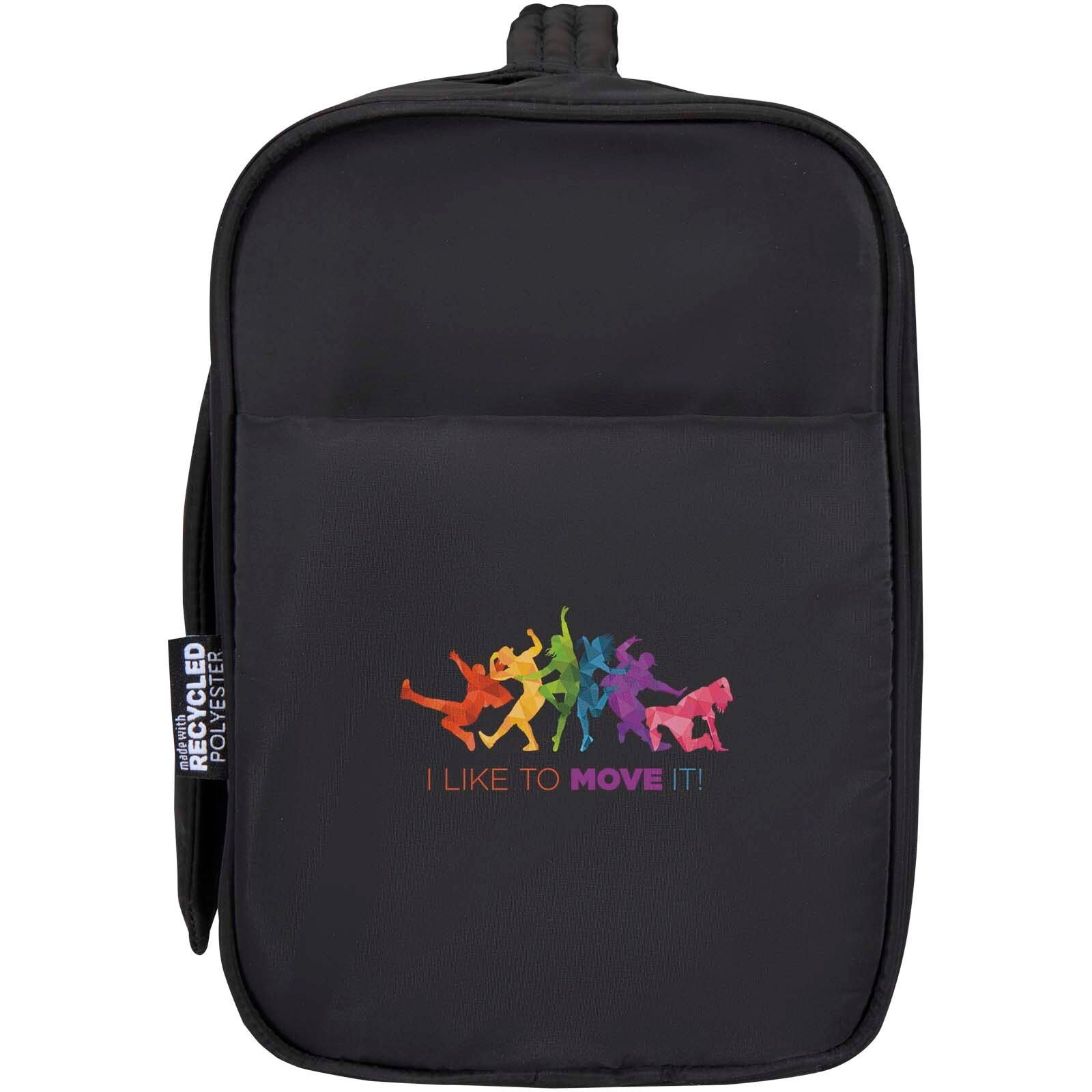 Puffer GRS recycelte aufhängbare Kulturtasche 8L - schwarz-21