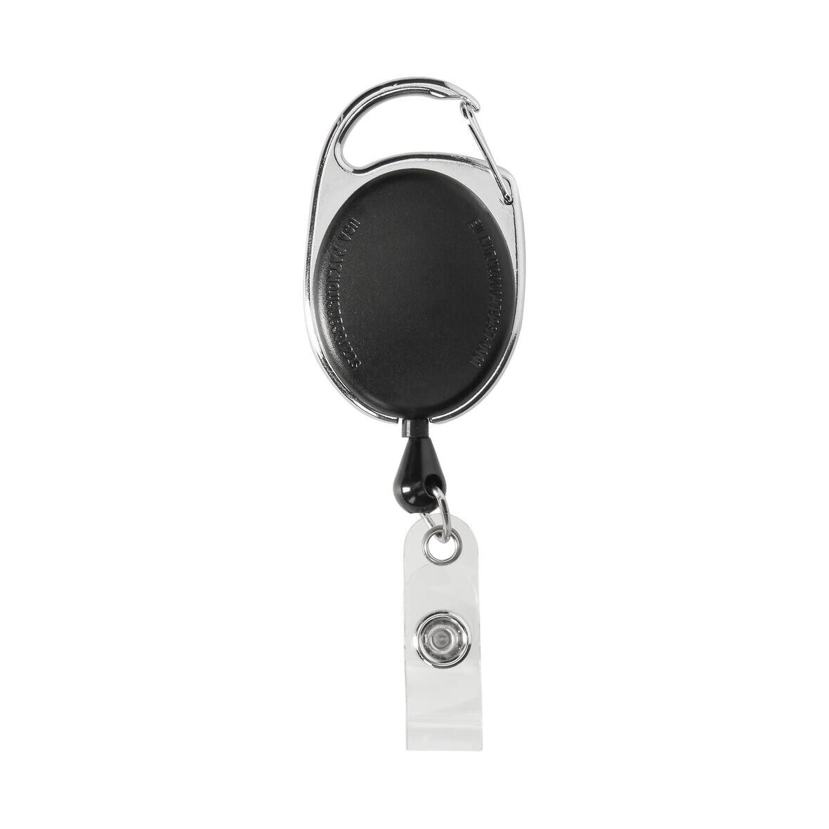 Ausweishalter Badge - schwarz - silber-570