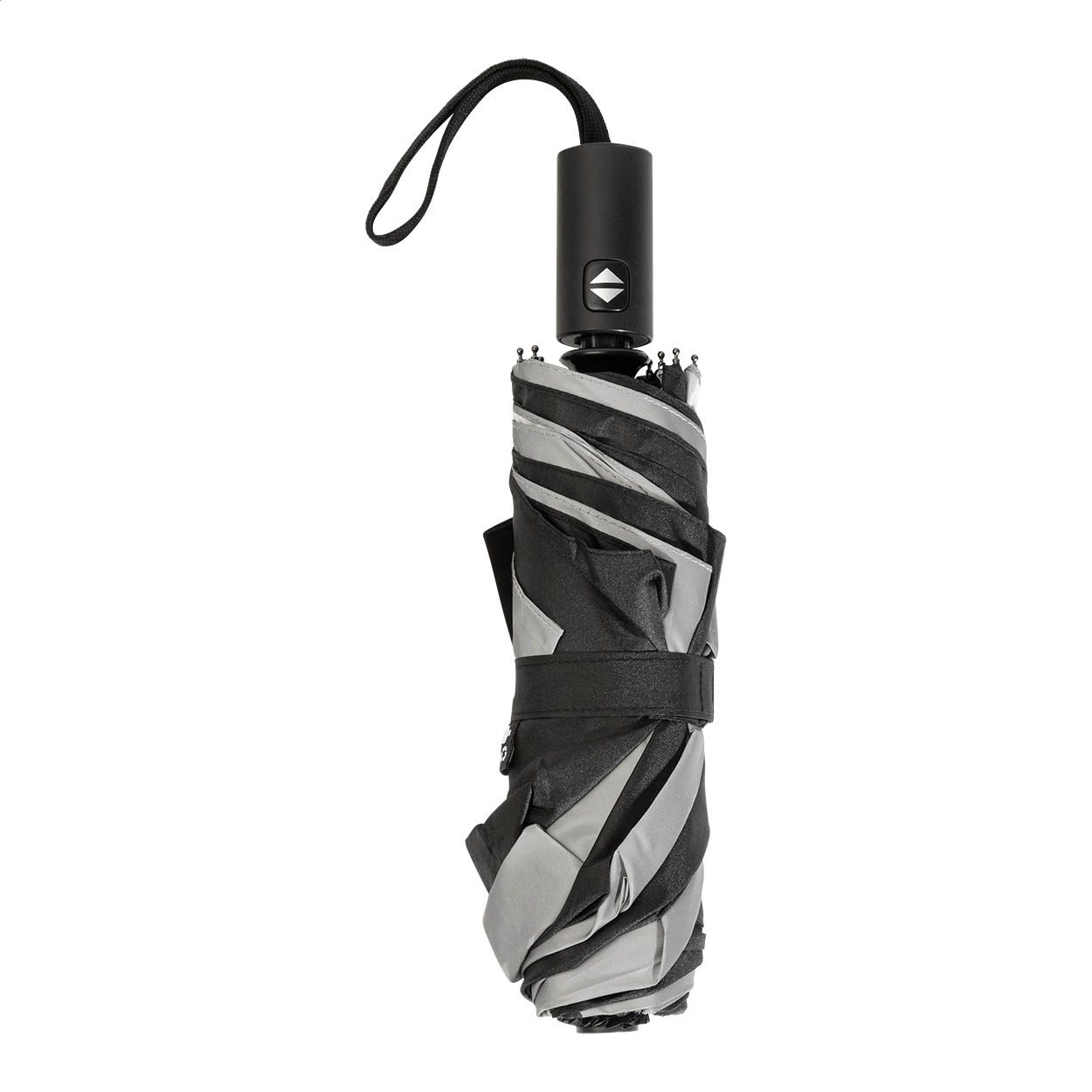 Radians Fold Reflektierender RPET-Regenschirm - schwarz-405