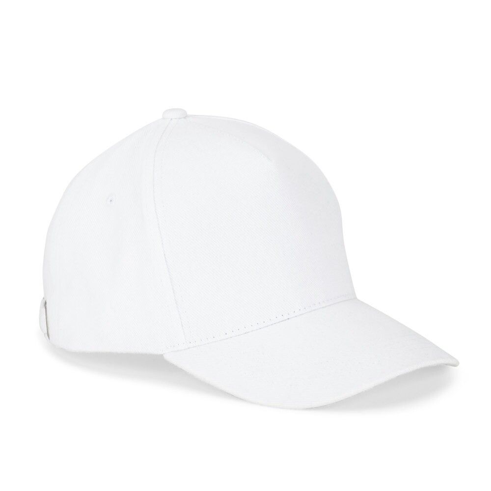 ASHTON Kappe aus 100% Baumwolle (260gsm) mit 5 Segmenten - weiß-165