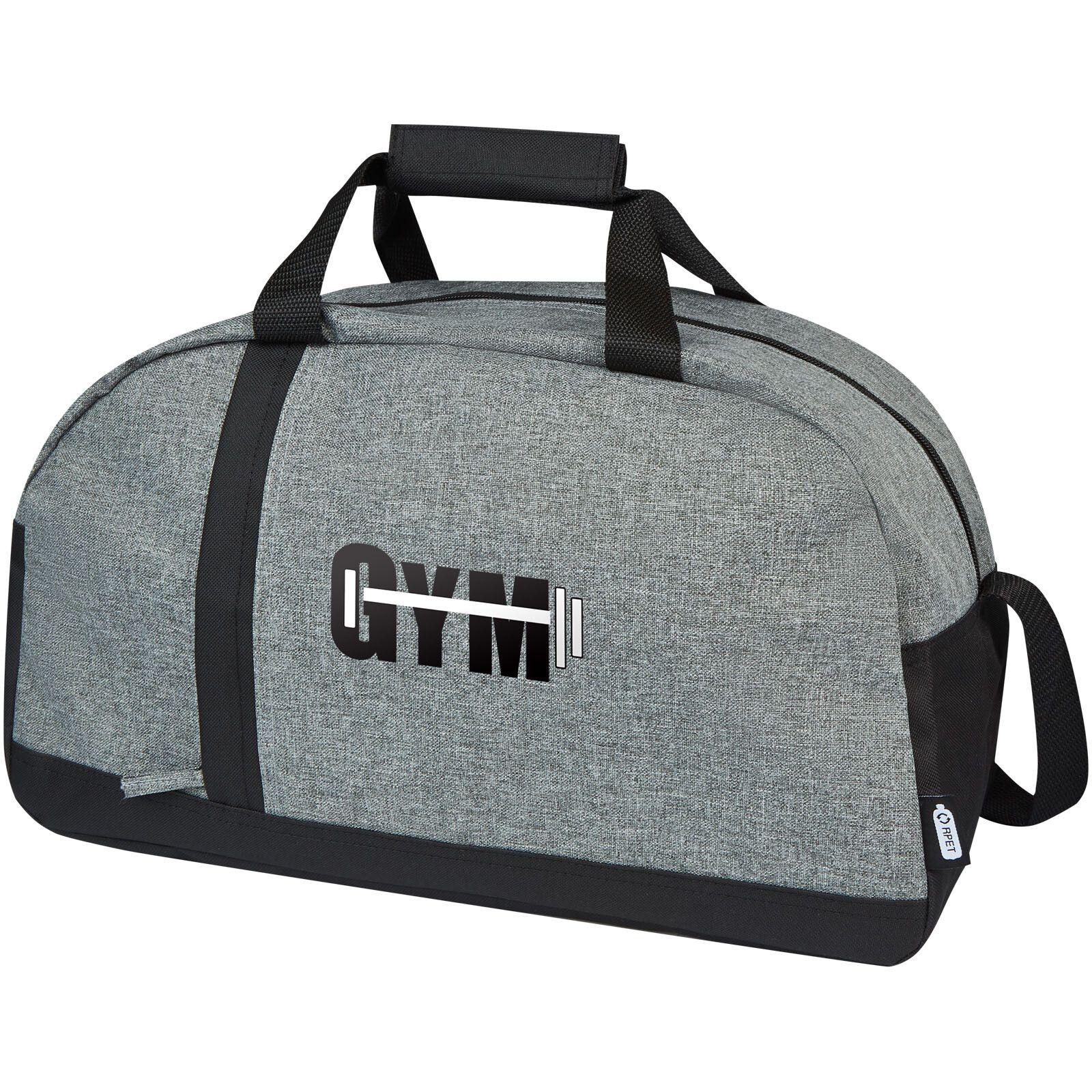 Reclaim GRS recycelte Sport-Reisetasche 21 L - schwarz -  heather grau-605