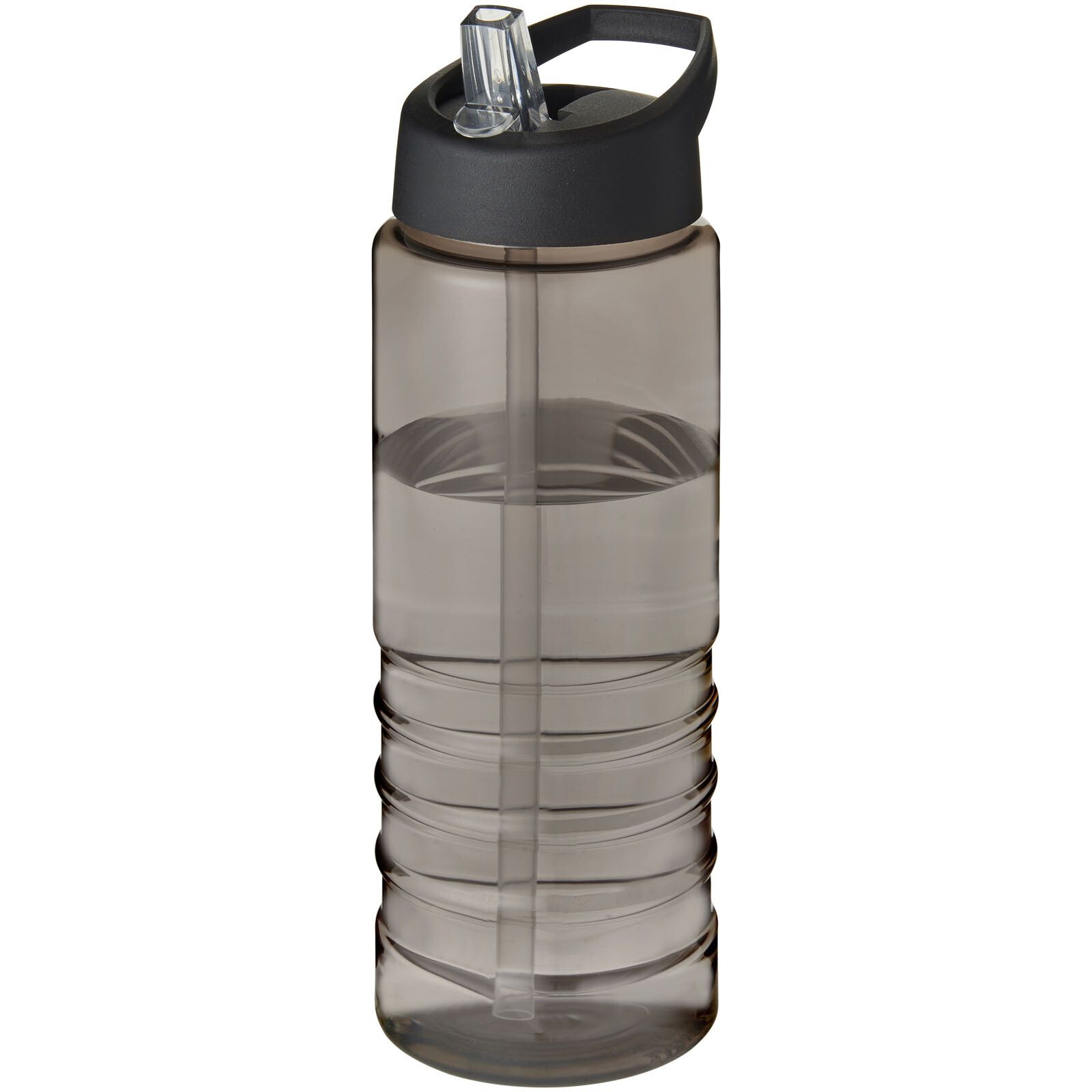 H2O Active Eco Treble 750 ml Sportflasche mit Stülpdeckel  - kohle -  schwarz-899