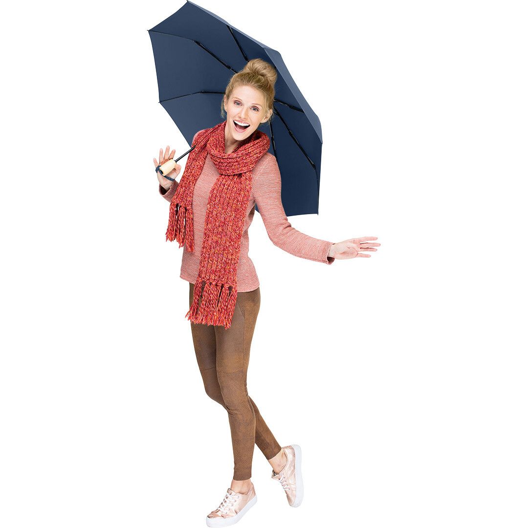 AOC-Taschenschirm ÖkoBrella mit waterSAVE® Bezug Ø98 cm - marine-753