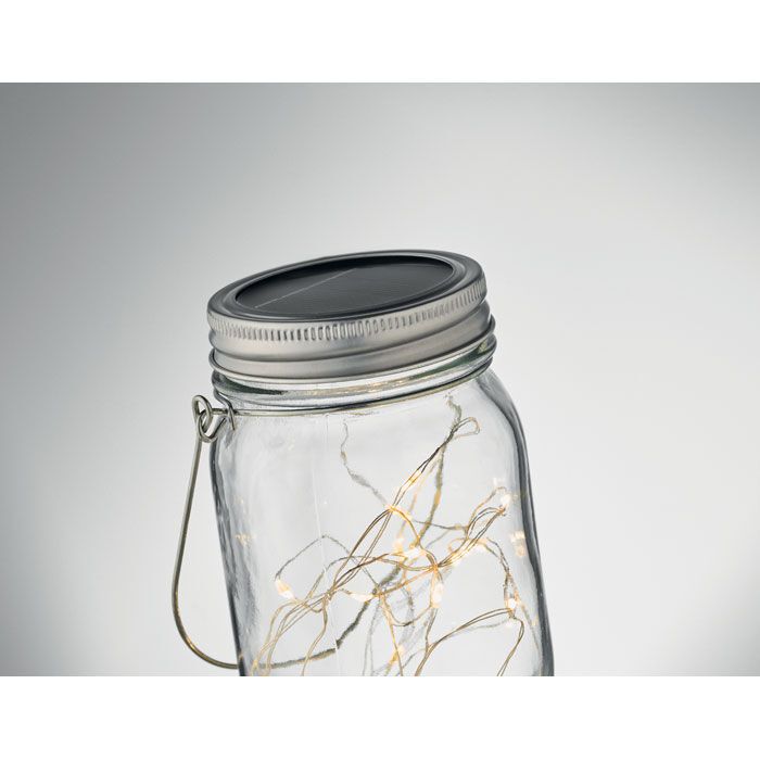 Solar-Licht im Glas POT LAMP - transparent-554