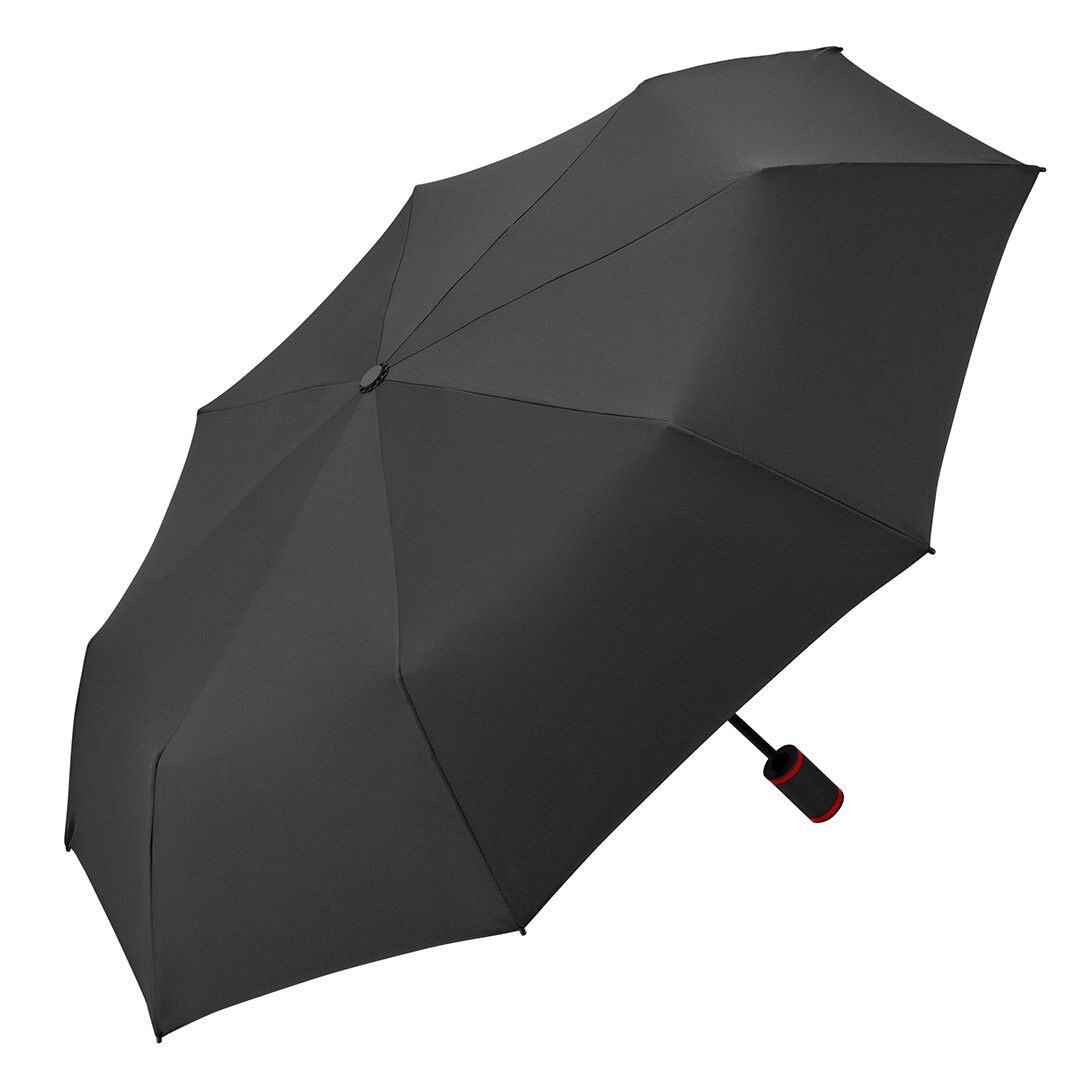 Taschenschirm FARE® AOC Mini Style Ø97 cm - schwarz - rot-884
