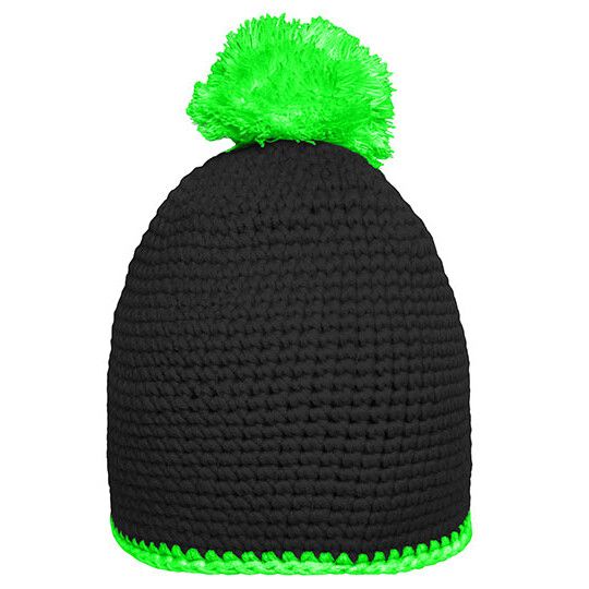 black - neon green
