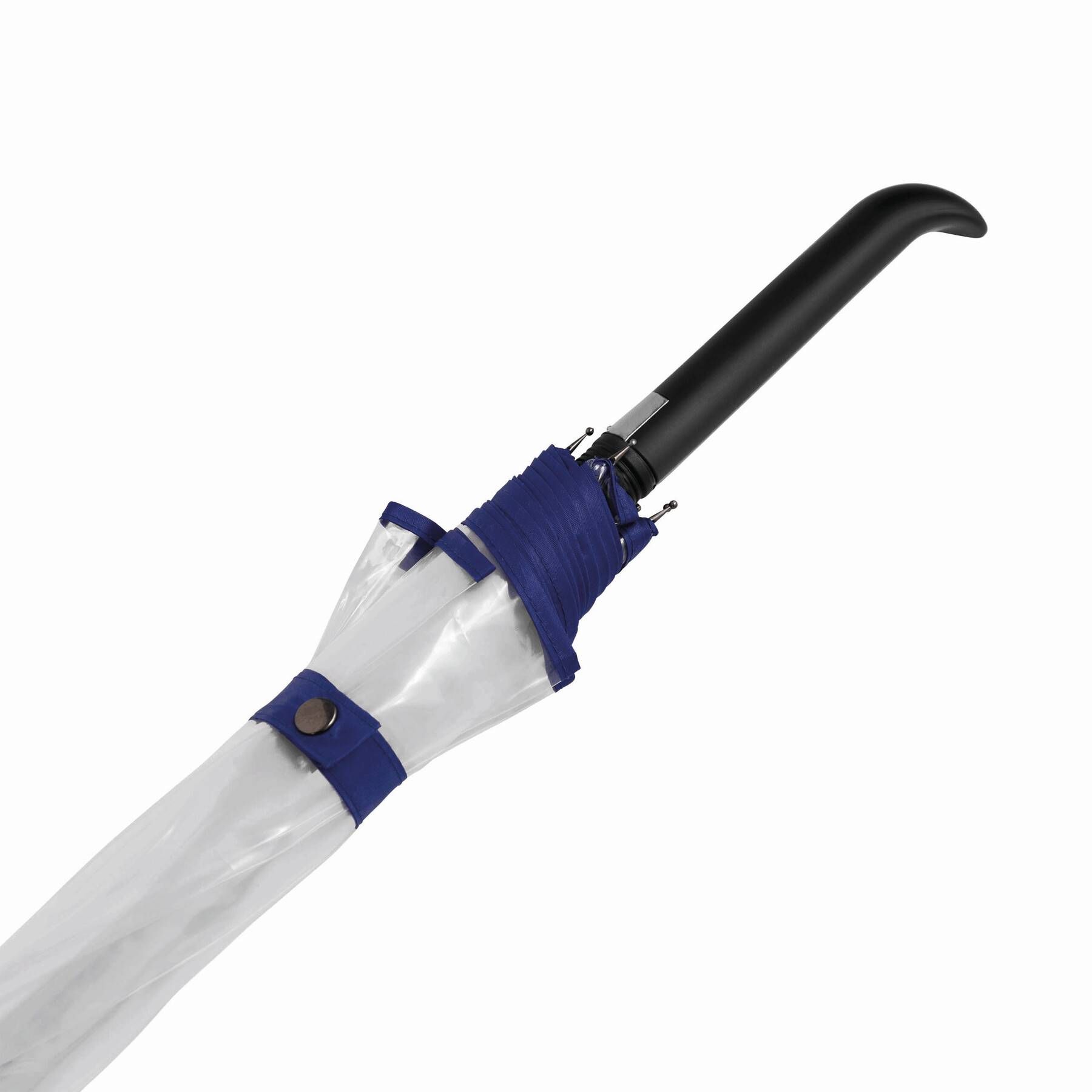 Automatischer Windproof-Stockschirm VIP - blau - transparent-662