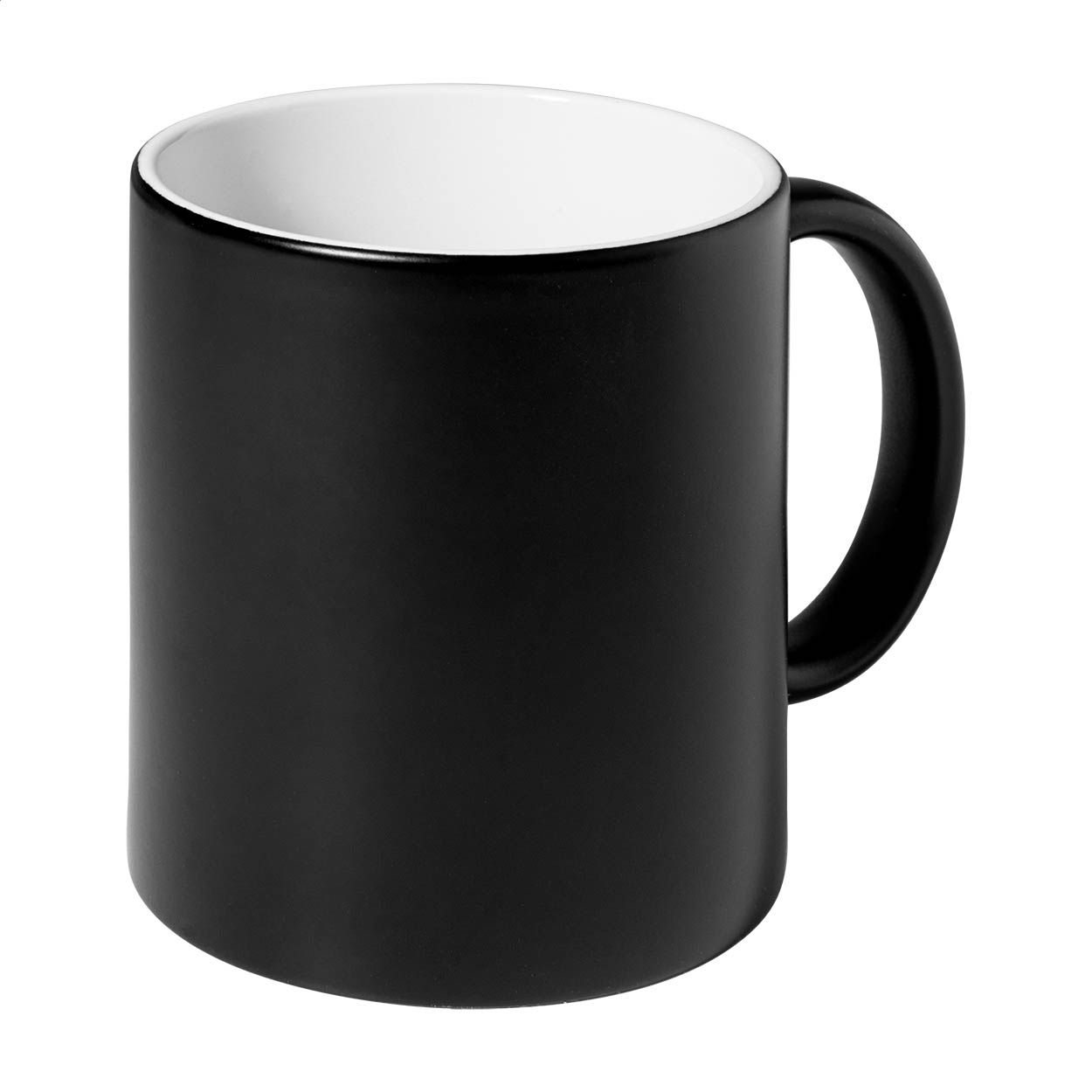 Covory Tasse, 350 ml - schwarz - weiß-492