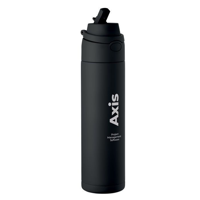 Doppelwandige Flasche 500 ml TOIEN TWO - schwarz-899