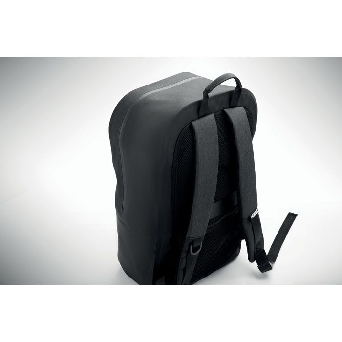 Laptop-Rucksack 300D RPET BRENNA - schwarz-372