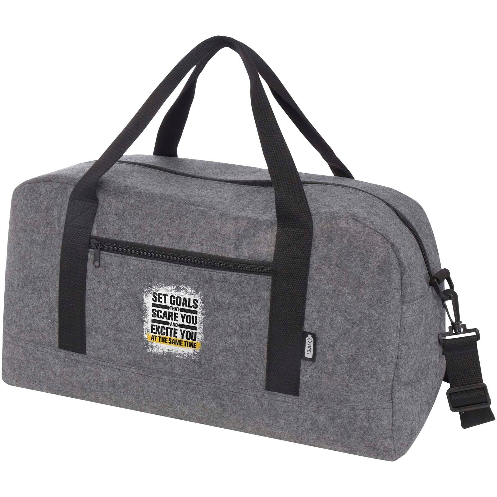 Felta Reisetasche aus recyceltem GRS-Material 35 L - mittelgrau-263