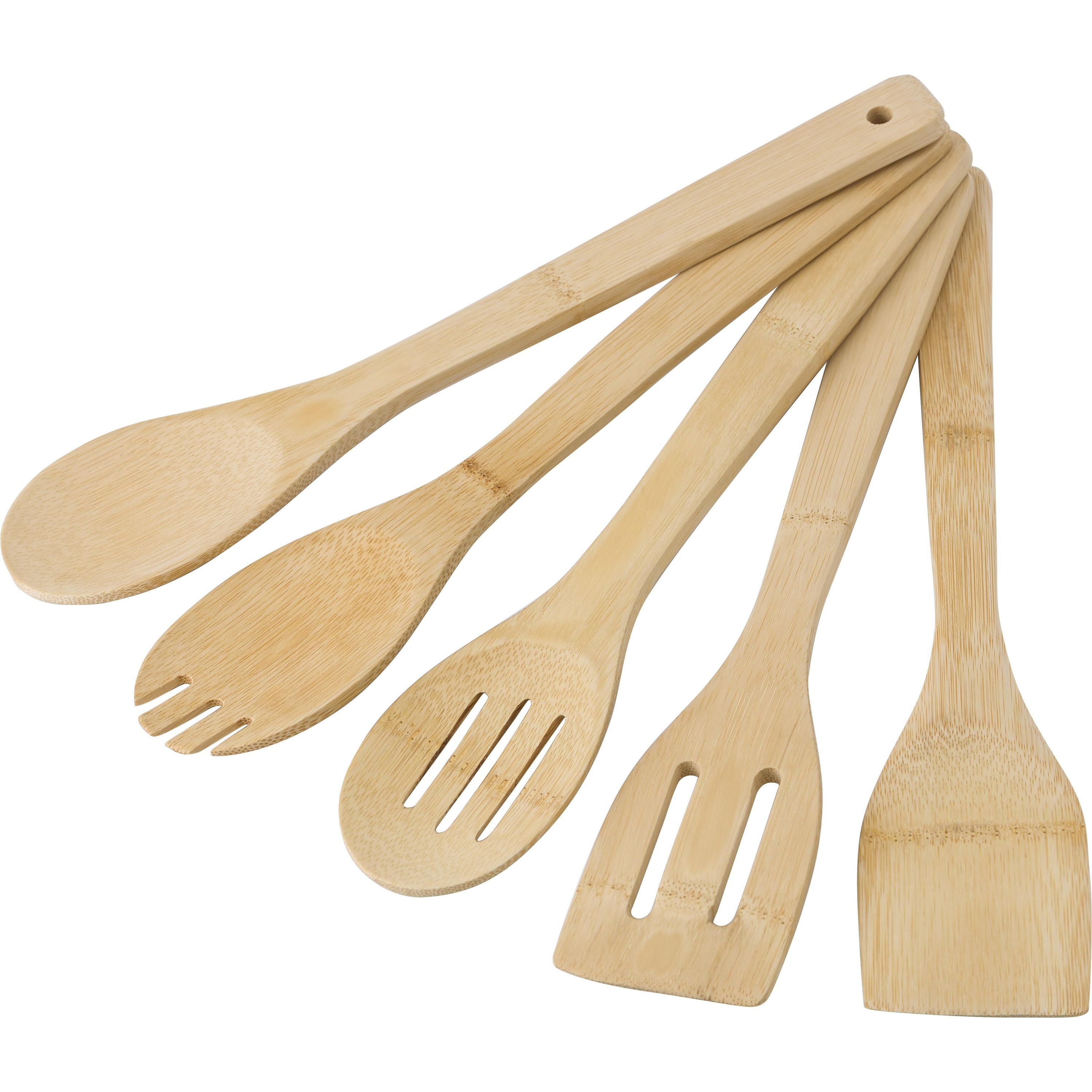 Besteck-Set aus Bambus Benny - braun-624
