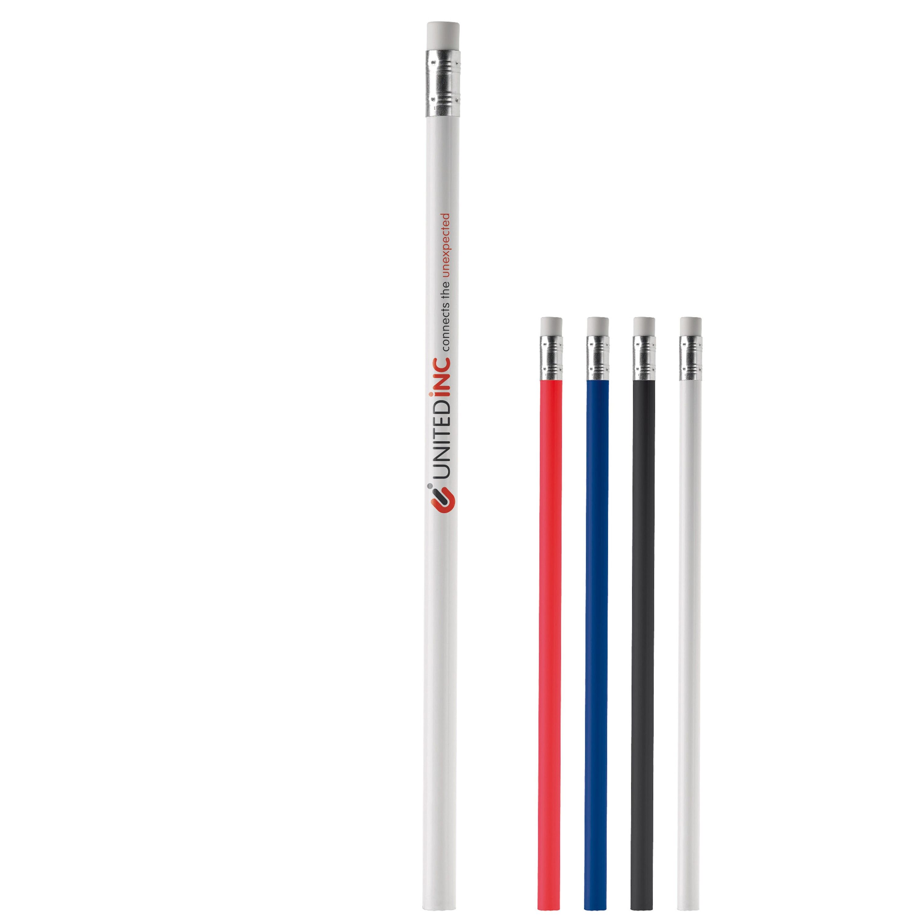 Bleistift mit Radiergummi - rot-862
