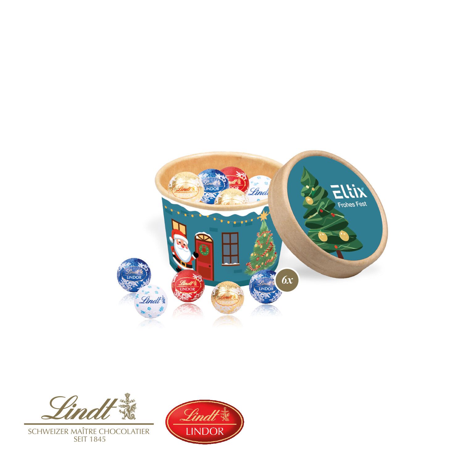 Christmas Paperbox mit Lindt Minis-688