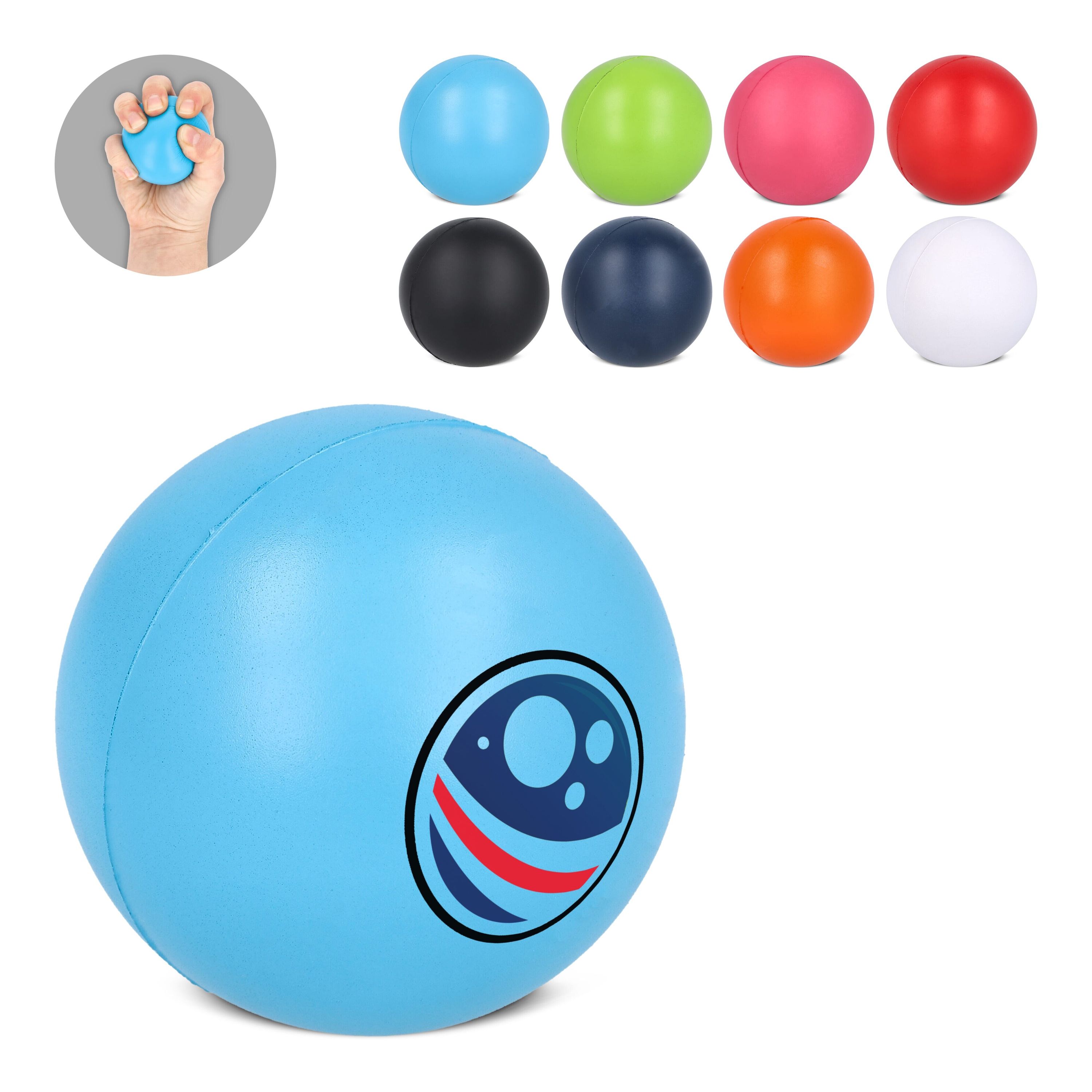 Anti-Stress-Ball Ø 6cm - weiss-870