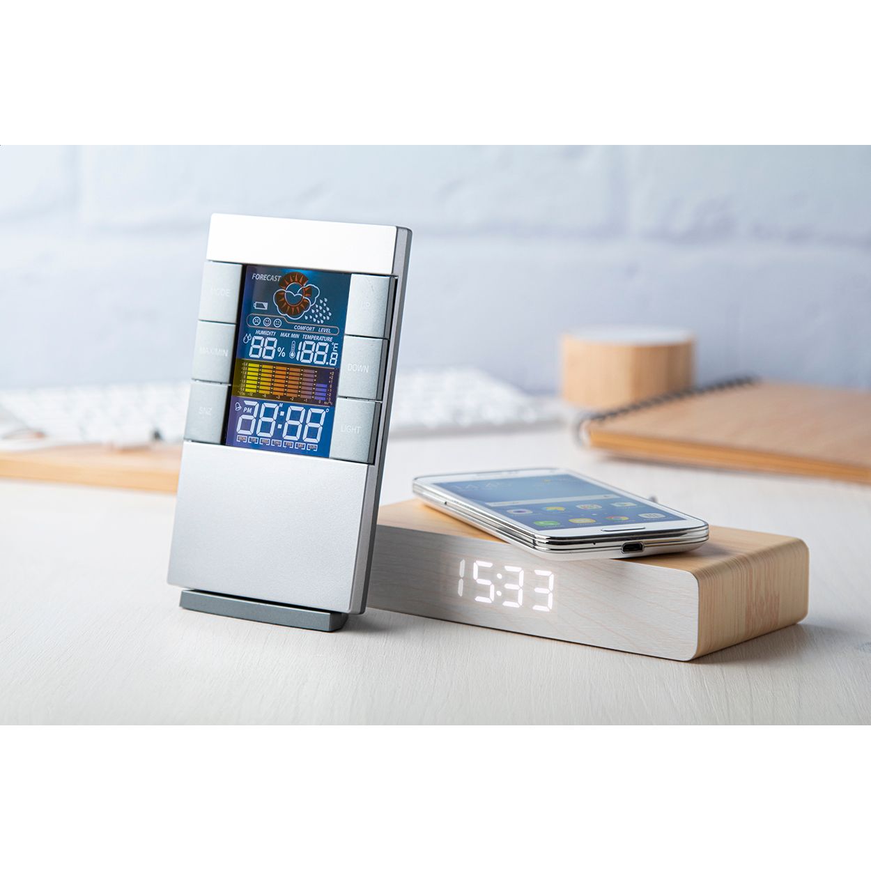 Wetterstation California - silber - schwarz-341