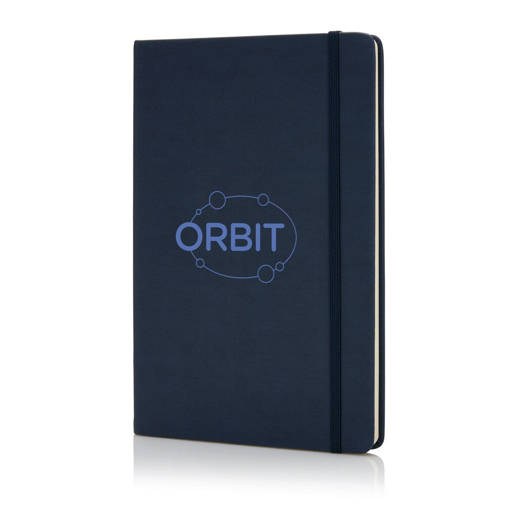 Deluxe Hardcover PU A5 Notizbuch - navy blau-835
